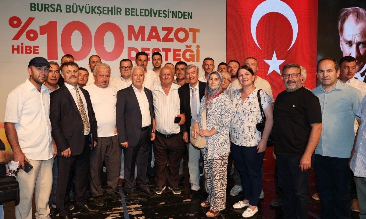 Bursa Büyükşehir Belediyesi, 6 bin üreticiye 5 bin TL mazot desteği sağlayacak